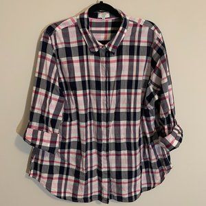 Crown & Ivy button up shirt size 3X